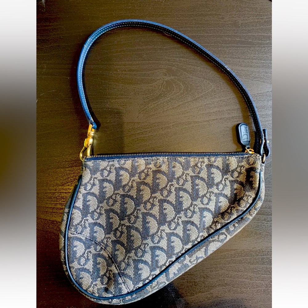Vintage Dior Saddle Diorissimo Navy/Denim 2001 Vintage
